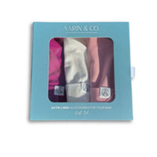 Newborn Satin Lined Jersey Beanie Gift Set-Girl – Aarin & Co.