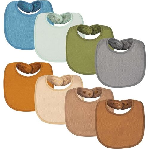 Tiny Twinkle Baby Feeding Bibs - Waterproof and Absorbent Infant Drool and Feeding Baby Bibs