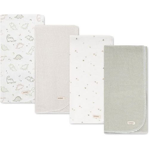 HUGGIES 4-Pack Flannel Receiving Blankets