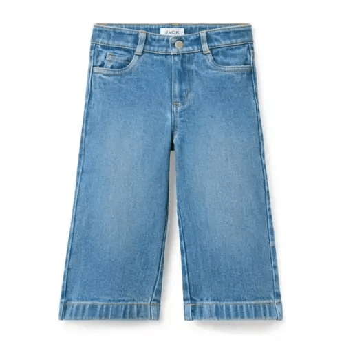 Girl Light Wash Wide Leg Jean In Light Wash by Janie and Jack