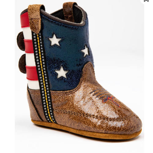 Boot Barn Infant Boys' Flag Poppet Western Boots - Round Toe