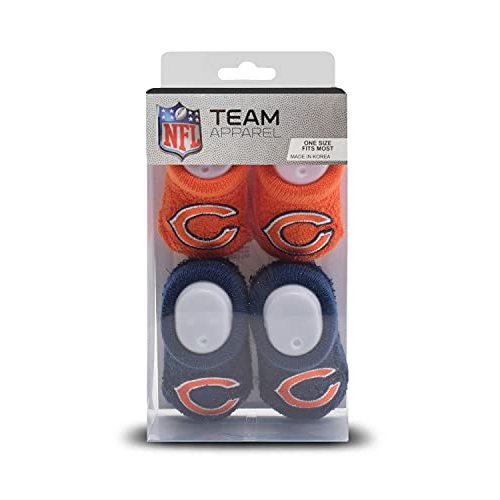 FBF Originals - NFL Infant Bootie Socks 0-12 Months - 2 Pack