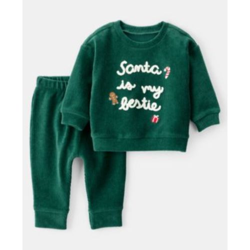 Baby Boys or Baby Girls Long Sleeve T-Shirt and Pants, 2-Piece Set