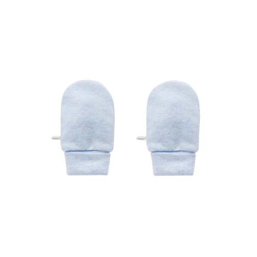 Mittens - Pale Blue Melange - Purebaby