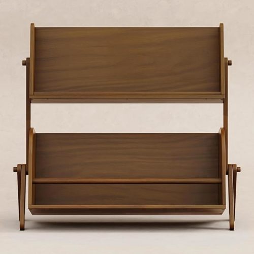 Babyletto Kids Tally Storage and Bookshelf in Natural Walnut | GREENGUARD Gold Certified Kids Storage & Bookshelf - Open Wooden Shelving For Nursery, Playroom & Bedroom