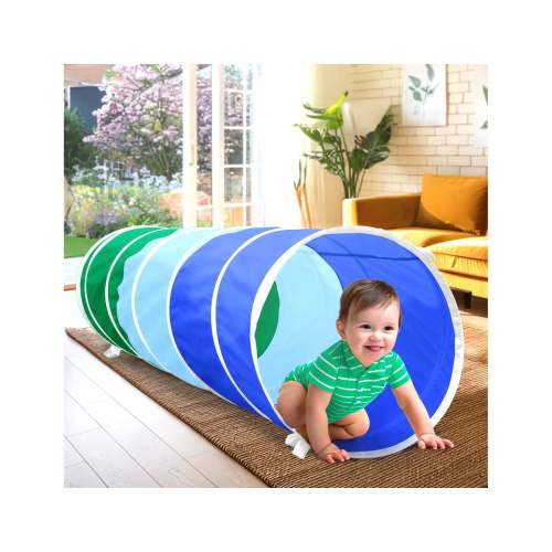 Tunnel - Dark Green & Blue