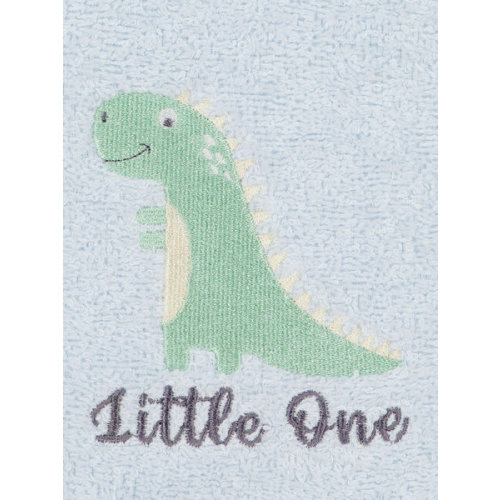 Light Blue Baby Organic Embroidered Towel | Best&Less™ Online