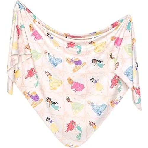 Copper Pearl Large Premium Knit Baby Swaddle Receiving Blanket Disney Princess