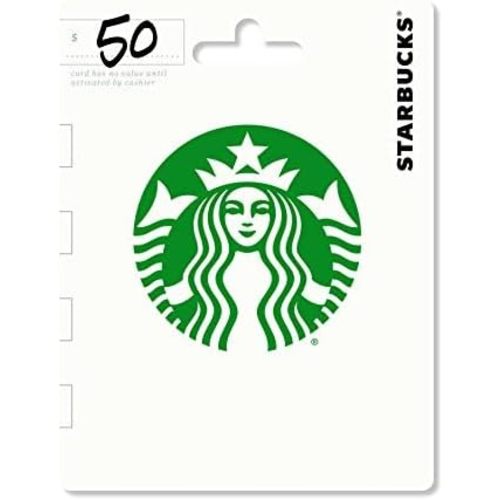 Starbucks Physical Gift Card - $50