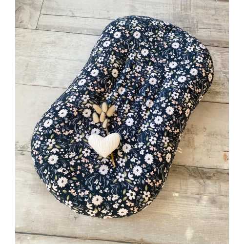 Floral Cotton Jersey Infant Lounger Cover, Snuggle Me Style