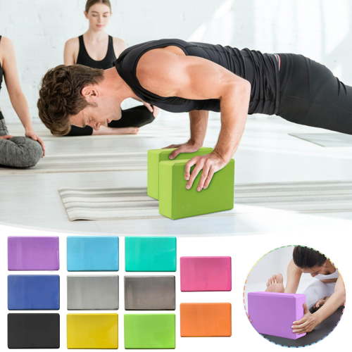 Jacenvly New Yoga Blocks High Density Non Slip Yoga Foam Brick for Body Stretching Pilates and Dance Supportive Eva Yoga Block for Enhanced Fitness and Flexibility