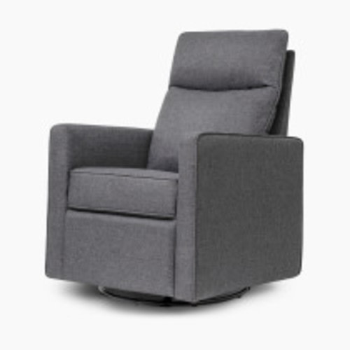 daVinci Gabby Pillowback Swivel Glider - Shadow Grey