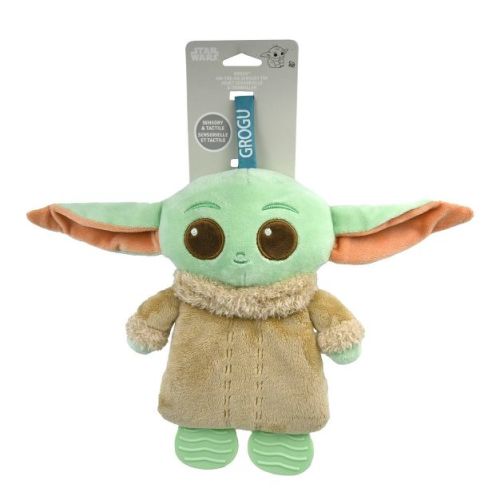 Star Wars Grogu Teether Feet Blanky Toy: Emotional Development, Sensory Development, Fine Motor Skills