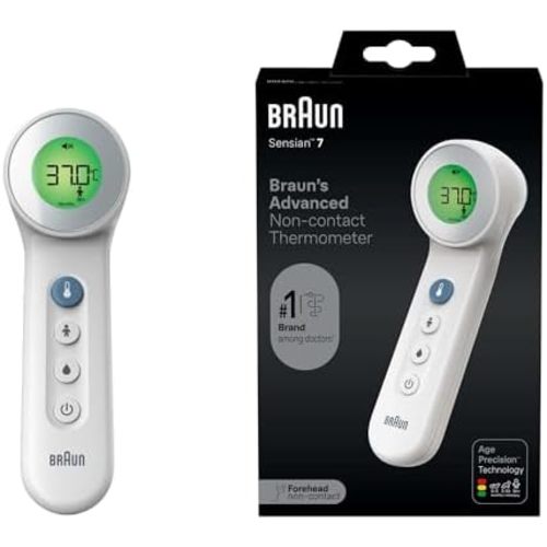 Braun Sensian 7 Forehead non-contact thermometer - Age Precision Technology - 3-in-1 Colour-Coded Digital Display - Baby and Child Friendly - BNT400B : Amazon.co.uk: Health & Personal Care