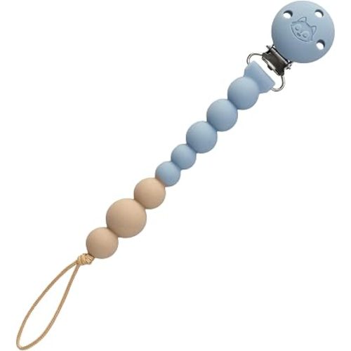 Loulou Lollipop One-piece OneC Silicone Pacifier Clip Baby Pacifier Holder