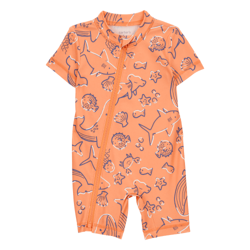 Baby Boy 1-Piece Whale Print Rashguard - Carter's | Carter's