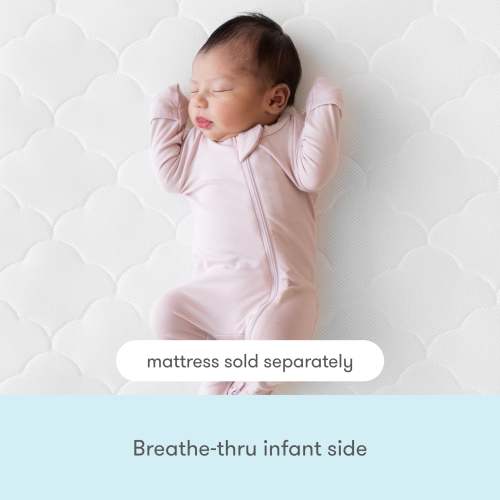 Extra Waterproof Crib Mattress Cover - Standard / Cloud White