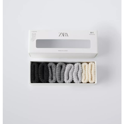 FOUR-PACK BOXED SOCKS - Gray | ZARA United States