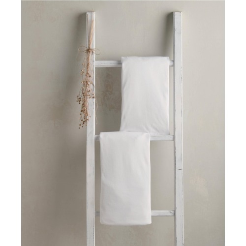 Lua Bedside Crib Sheets (2 Pack) - White