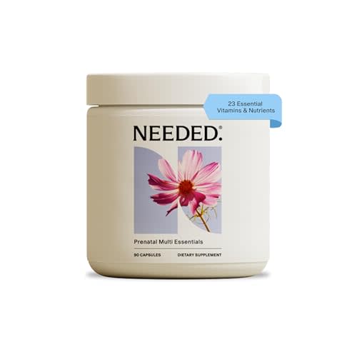 Needed. Multivitamin for Prenatal | Prenatal Multi Essentials Capsule - Pregnancy, Breastfeeding, Postpartum | Expertly-Formulated & Third-Party Tested, | 30-Day Supply