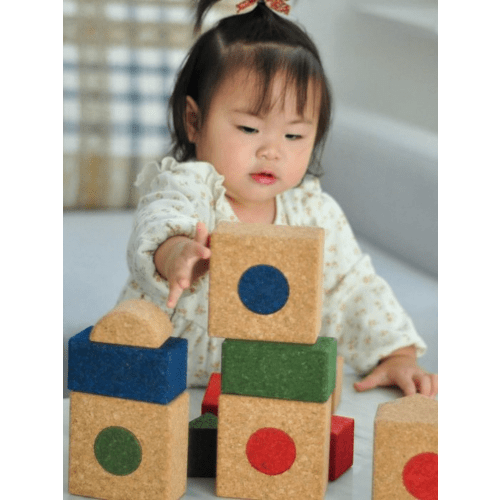 20 Piece Cork Building Blocks