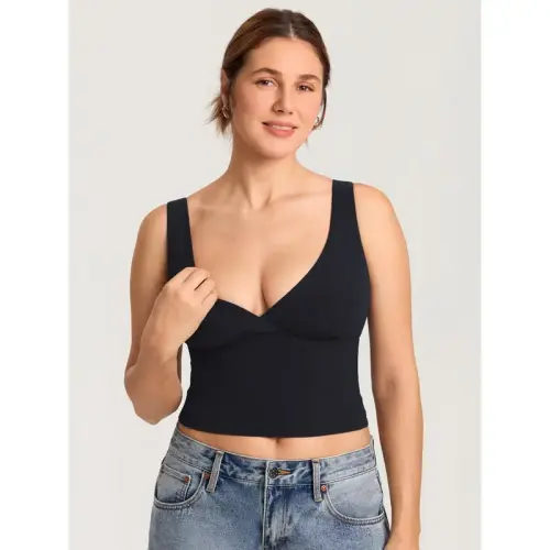 MOMANDA Crossover Nursing Bras for Breastfeeding Sleeveless Maternity - TikTok Shop