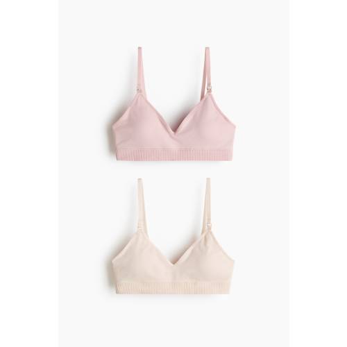 MAMA 2-PACK SEAMLESS PADDED NURSING BRAS