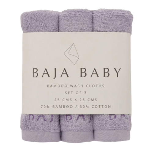 Wash Cloths - 3 Pack | Snuggle Bugz | Canada's Baby Store