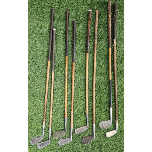 Vintage Hickory Shaft Golf Iron – 100+ Year Old Mancave Decor (Single Club Purchase)