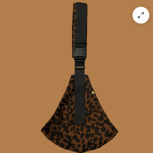 Toddler carrier leopard print brown | Wildride – Wildride USA