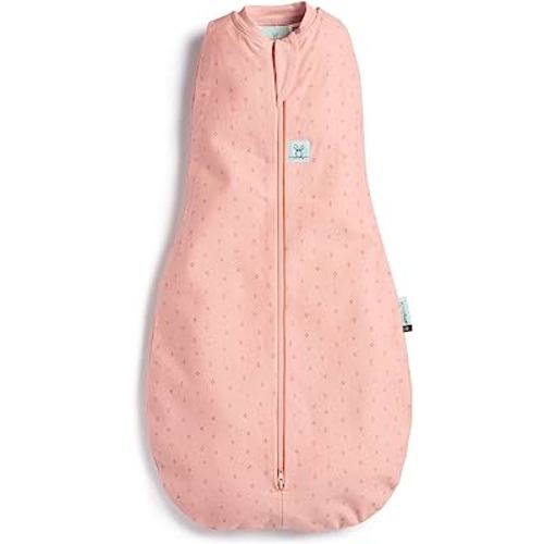 ergoPouch Cocoon Swaddle Sack 0.2 TOG - Baby Sleep Sack, Gentle Snug Fit Helps Calm Startle Reflex, Ideal for Arms In/Out Sleeping, Soft Breathable Fabric for Better Sleep (3-6 Months, Berries)
