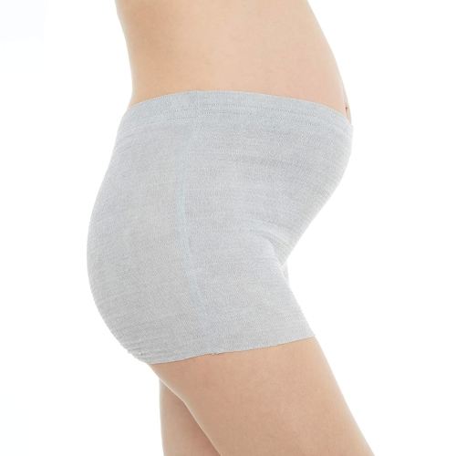 Frida Mom Postpartum Disposable Underwear, Microfiber Boyshort Cut Underwear - Size Regular (8ct) Grey