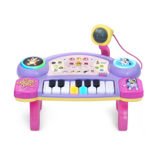 VTech Bluey Keyboard With Light-Up Keys and Musical Instruments