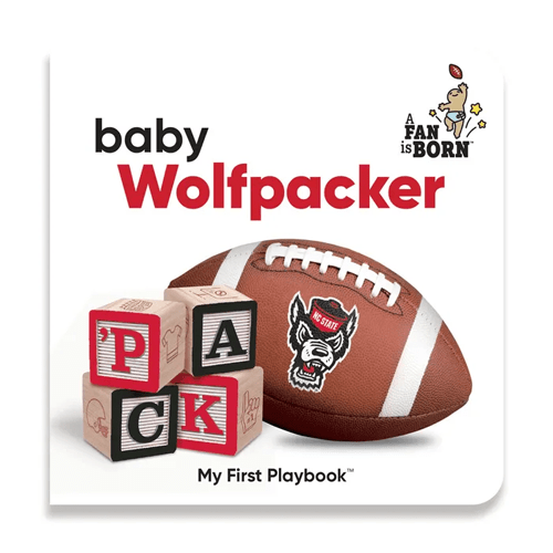 NC State Wolfpack "Fan is Born" Wolfpacker Baby Book – Red and White Shop