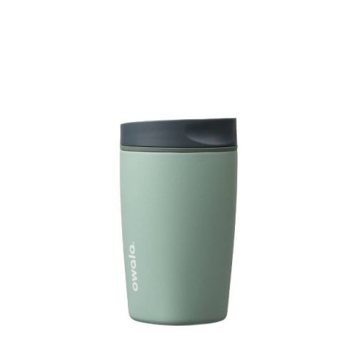Owala 12 fl oz Stainless Steel SmoothSip Slider Ceramic Lined Travel Mug - Misty Meadows