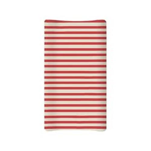 Red Stripe Changing Pad Cover for Baby Christmas Baby Diaper Change Table Pad Covers Soft Cradle Mattress Sheets Christmas Decor for Nursery