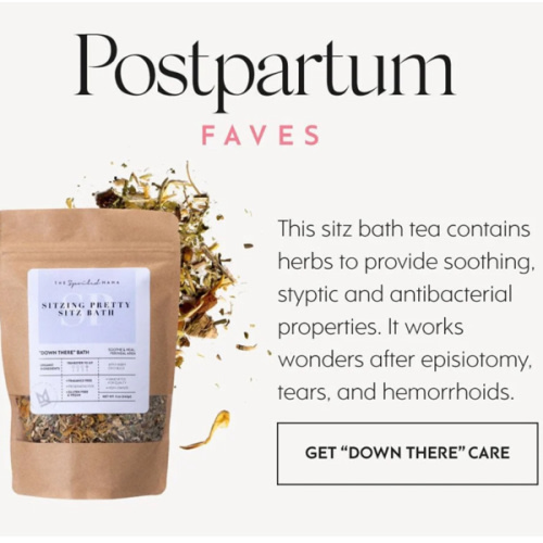 'Sitzing Pretty' Postpartum Sitz Bath