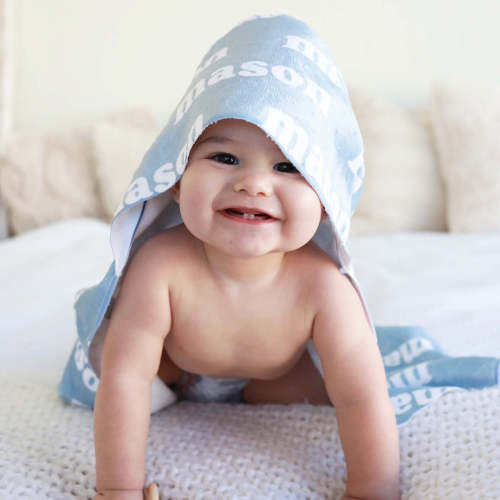 Personalized Hooded Towel | Solids