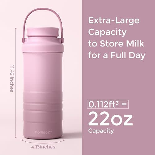 Momcozy 22oz Portable Breastmilk Cooler for 24H Outdoor, Newborn Essentials