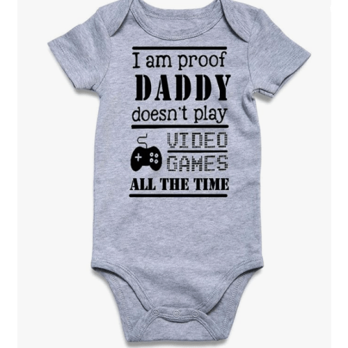 UNICOMIDEA Baby Boys Girls Romper Letter Printed Newborn Outfit Short Sleeve Bodysuits 0-12 Months