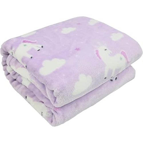 Toddler Blanket for Girls - 30x40 Inches,Soft Cozy Unicorn Throw Blanket for Sofa Couch Bed,Cute Unicorn Gifts for Girls Kids Toddler Christmas Birthday Gift Decoration
