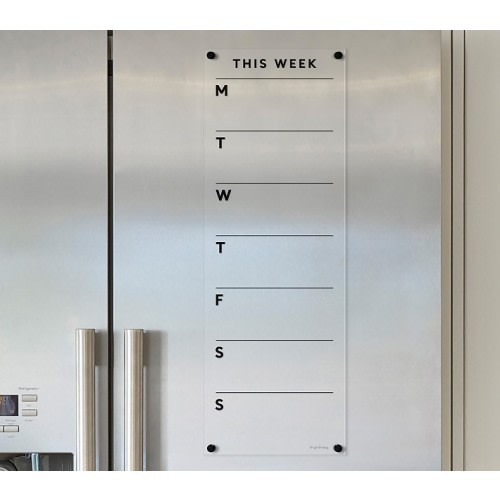 Girl Friday Weekly Fridge Calendar (23"' x 8")