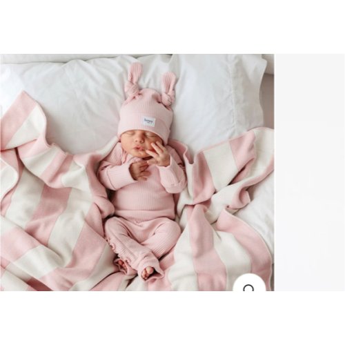 Baby Frill Onesie - Dusty Pink