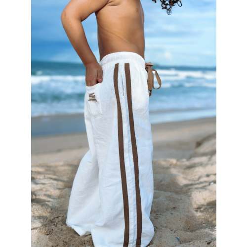 Island life retro relaxed beach pant - White - Groms