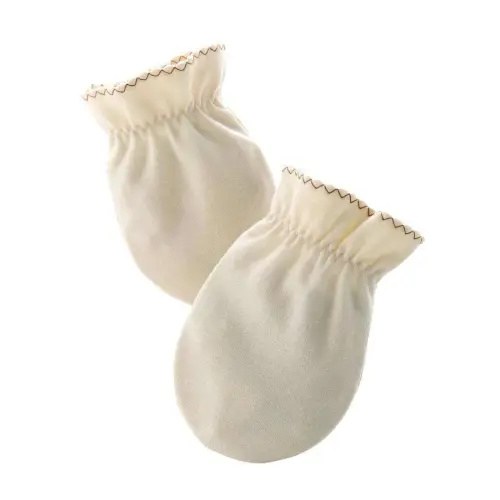 Bamsibub- GOTS certified Organic Cotton scratch mittens newborn baby. Gentle for delicate skin — Bamsibub®