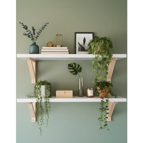 Modern Wooden Nursery Shelf, Kids' Room Decor