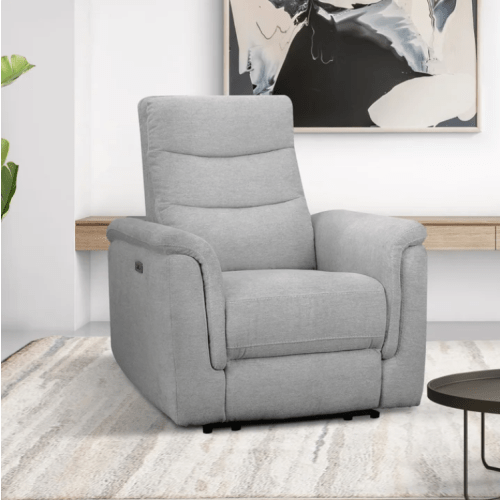 Sealy Jann Grey Power Recliner