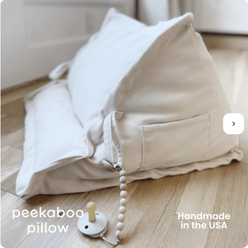 Peekaboo Pillow™ Official Site - Organic Infant Lap Pillow