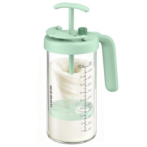 Borosilicate Glass Formula Mixing Pitcher – 32oz True Mixing Capacity, Time Dial for Freshness Tracking, Dishwasher-Safe, BPA-Free Lid, Perfect for Breastmilk Pitcher Method & Multi-Baby Feeding