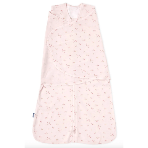 Pink Floral Cotton Swaddle Newborn | HALO